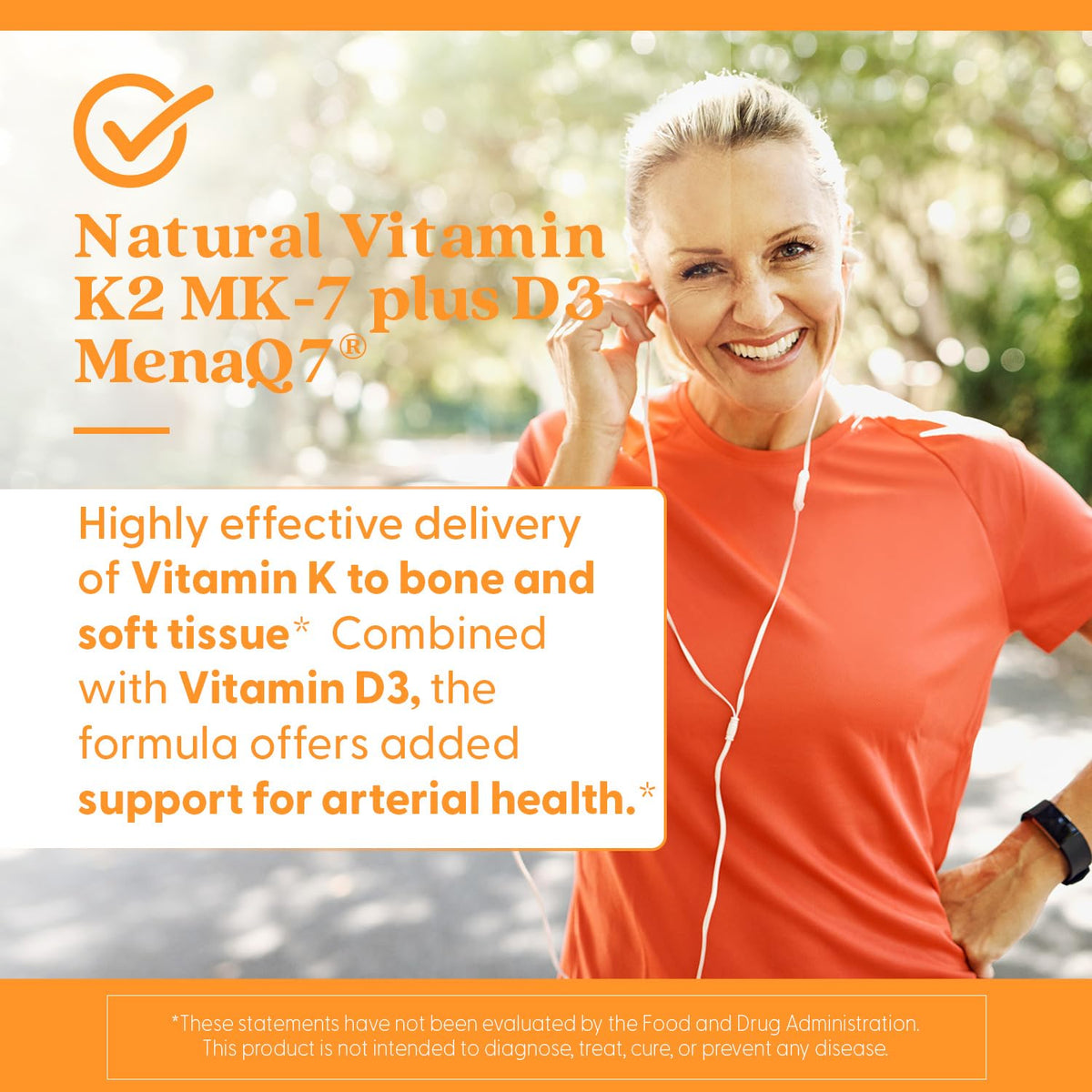 Doctor's Best Natural Vitamin K2 MK-7 Plus D3, Non-GMO, 60 Veg Caps