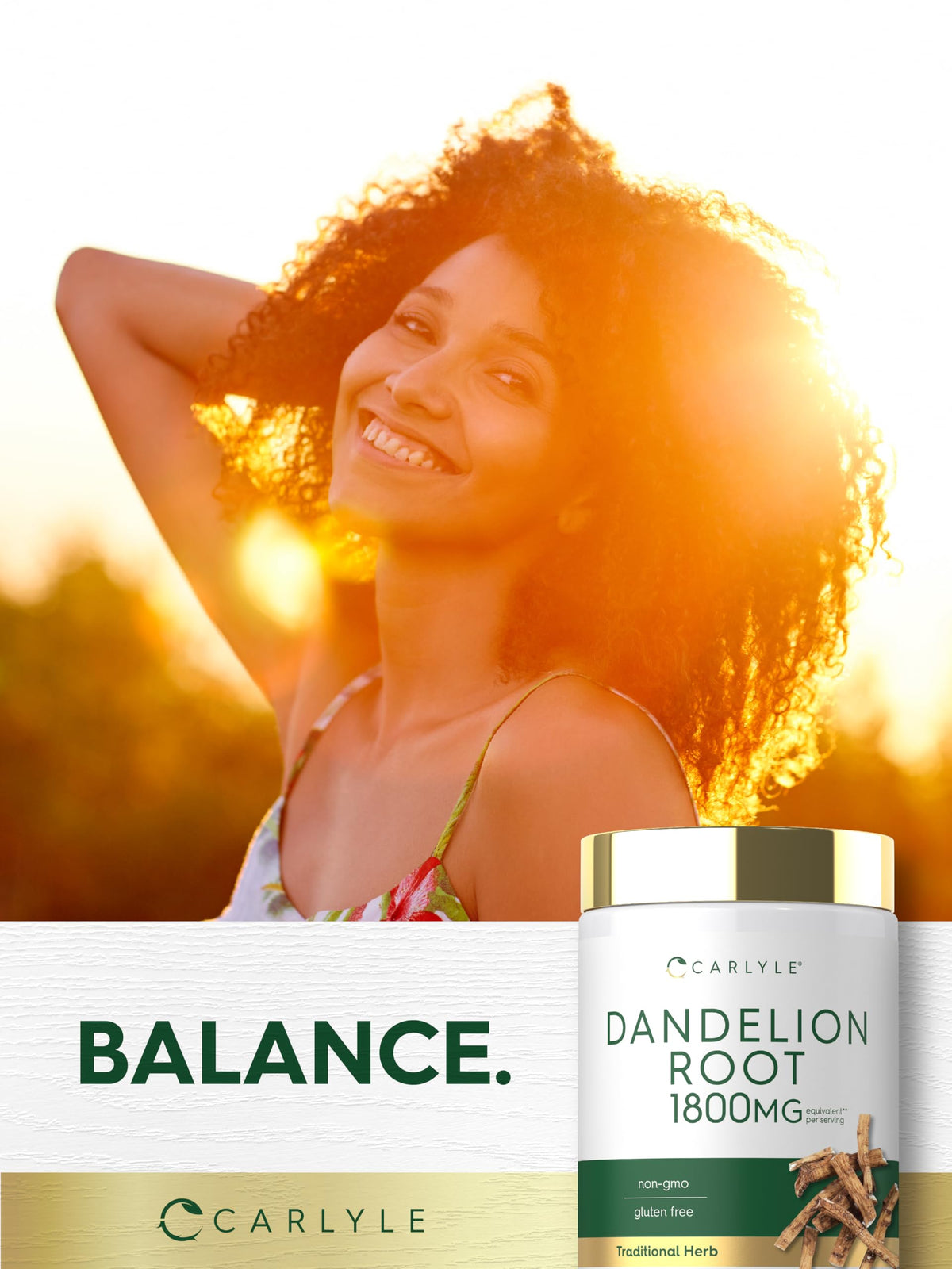 Carlyle Dandelion Root Extract | 300 Capsules | Herb Supplement