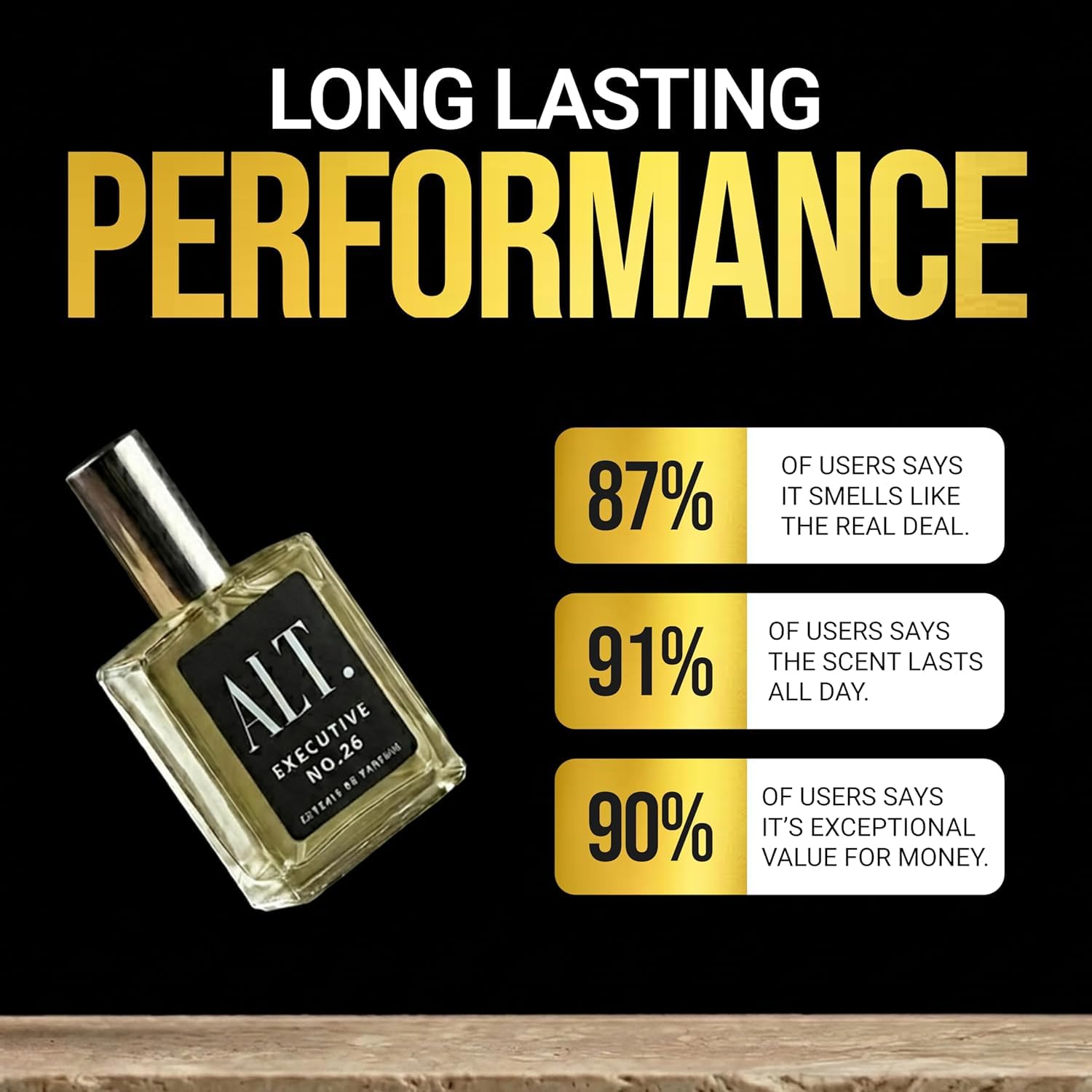 ALT. FRAGRANCES Executive No. 26 - Inspired by Avntus, Perfume for Men, Extrait de Parfum, Long Lasting Woody Fruity Perfume for Men with Bergamot, Pineapple & Oakmoss, 60ml