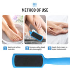 Pedicure Foot Files Callus Remover with Double Sided Feet Rasp | 3 Pack Foot File for Dead Skin Professional Scrubber for Feet