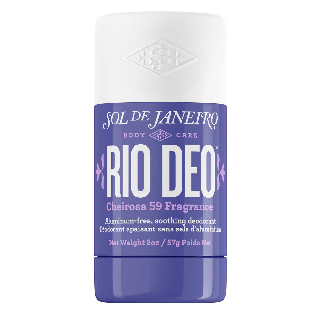 Sol de Janeiro Rio Deo - Refillable Aluminum Free Deodorant | Aluminum Free, Baking Soda Free, Prevents Odor, Soothing & Moisturizing, Gently Exfoliates, Evens Skin Tone