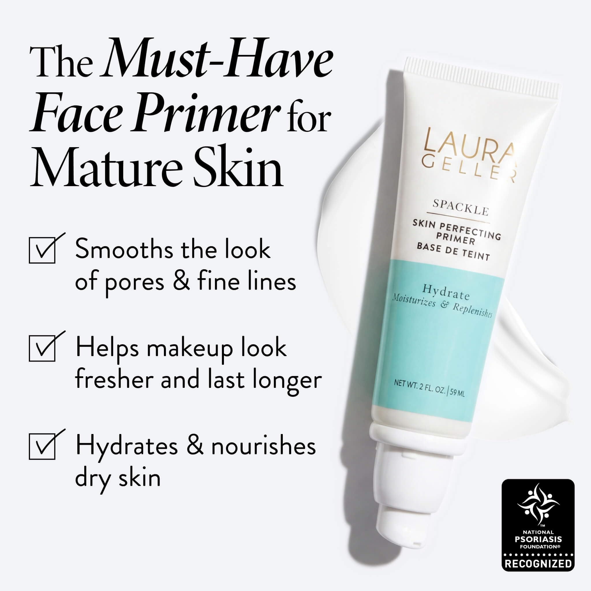 LAURA GELLER Spackle Makeup Primer - Hydrate - Super-Size 2 Fl Oz