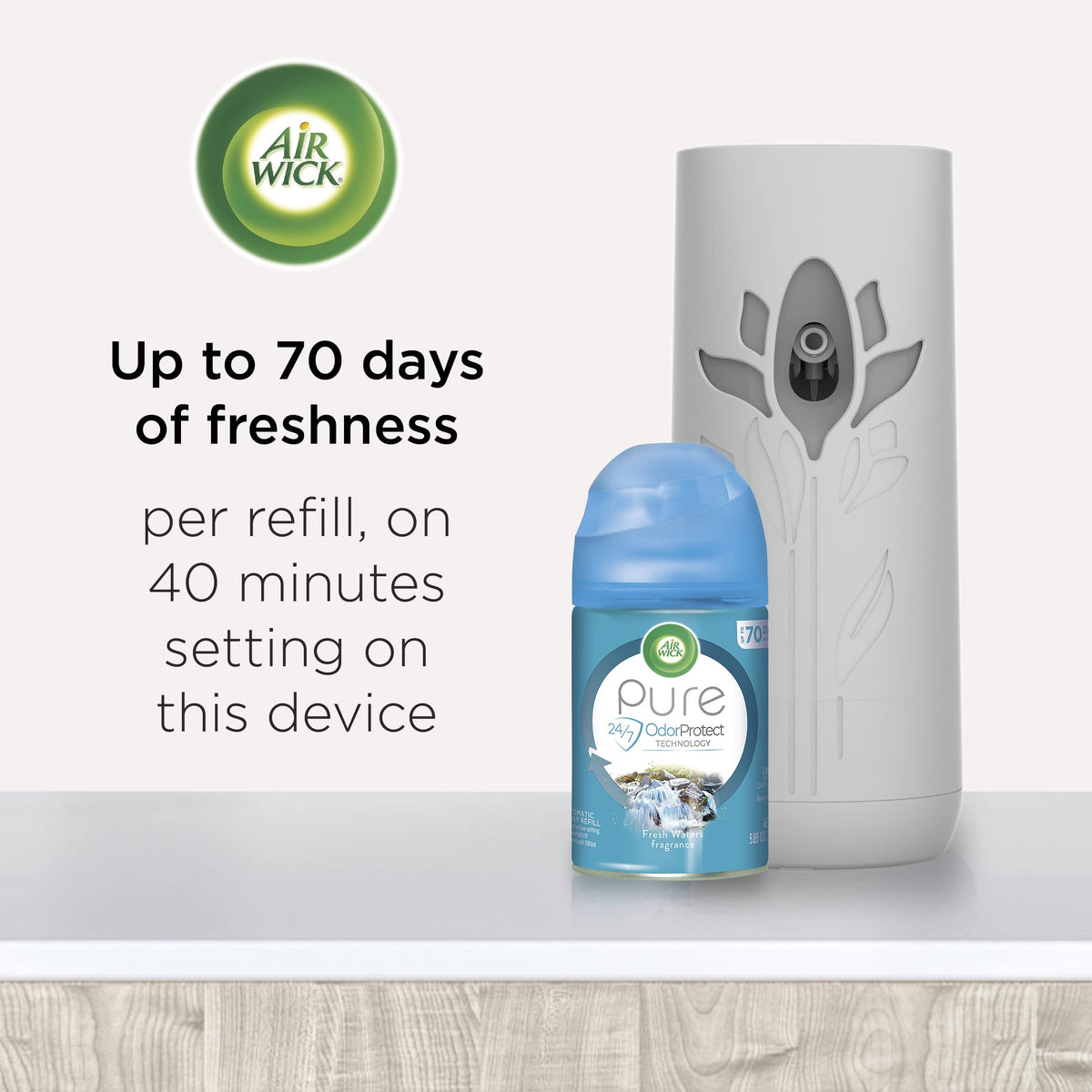 Air Wick Automatic AirFreshener Spray Refill Lush Honeysuckle Raspberry 2ct