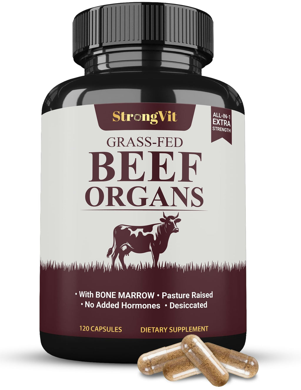 Grass-Fed Beef Organ - Liver, Heart, Kidney, Pancreas, Spleen & Bone Marrow