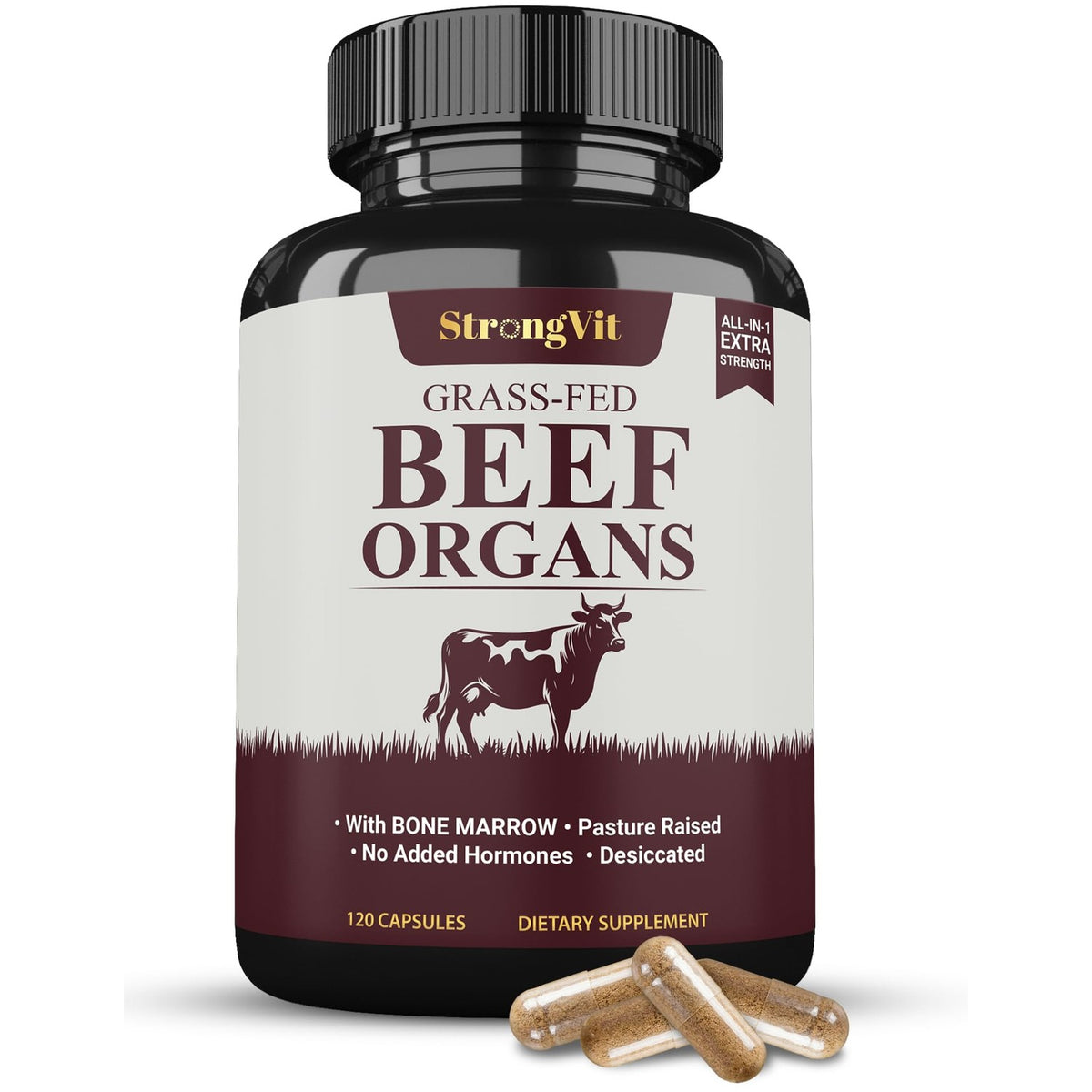 Grass-Fed Beef Organ - Liver, Heart, Kidney, Pancreas, Spleen & Bone Marrow