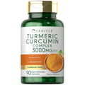 Carlyle Turmeric Curcumin with Black Pepper | 90 Powder Capsules | Complex Supplement with Bioperine | Non-GMO, Gluten Free