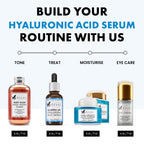 Buy now Eclat Skincare Hydrating Hyaluronic Acid Serum for Face – 2.5% Hyaluronic Acid + 3% B5, Green Tea & Jojoba Oil - Moisturizing & Plumping Formula for Radiant & Smoother Skin 1 Fl Oz at indiglob india
