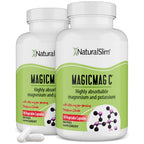 MagicMag C by NaturalSlim Magnesium Citrate, 100 Capsules | Magnesium Citrate Capsules, for Muscle Relaxation, Sleep Quality, Nerve Function and Electrolyte Support