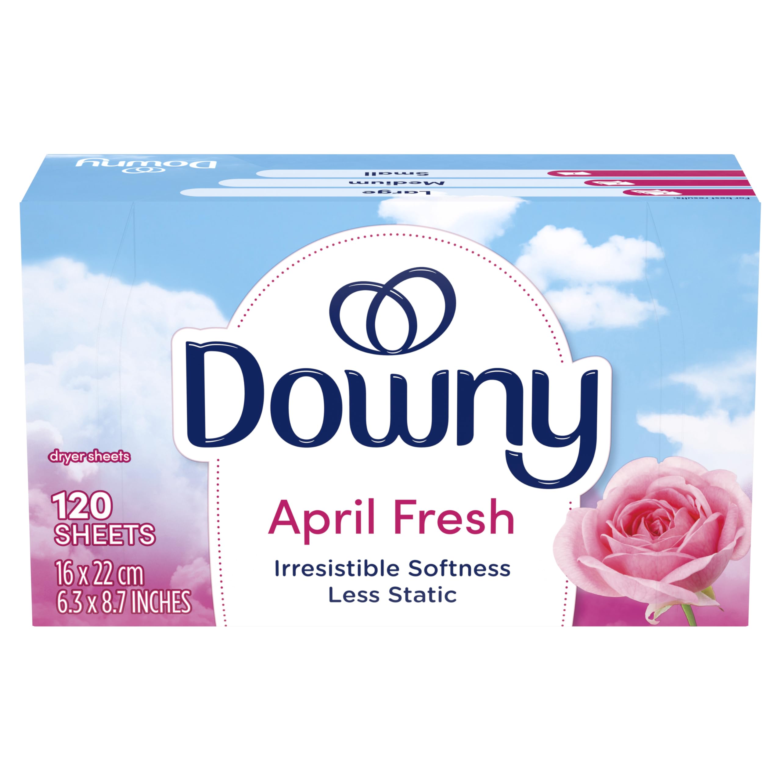 Buy now Downy Fabric Softener Dryer Sheets, April Fresh, 240 Count at indiglob india