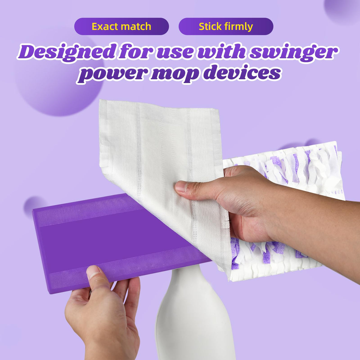 24 Pack Disposable Mop Pads for Power Mop™ Multi-Surface Mop