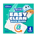 Scrubbing Bubbles Easy Clean Quick Eraser, Multipurpose Durable Bathroom Cleaner Sponge for Shower and Tub Tiles, Sinks, Faucets, Counters, Toilets, Glass Doors & More, 4-Count