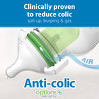 Dr. Brown's Anti-Colic Options+ Wide-Neck Baby Bottle, 9 oz, 4-Pack