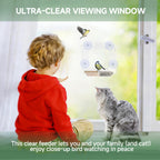 Window Bird Feeder with 4 Extra Strong Suction Cups (2.5 Inch)