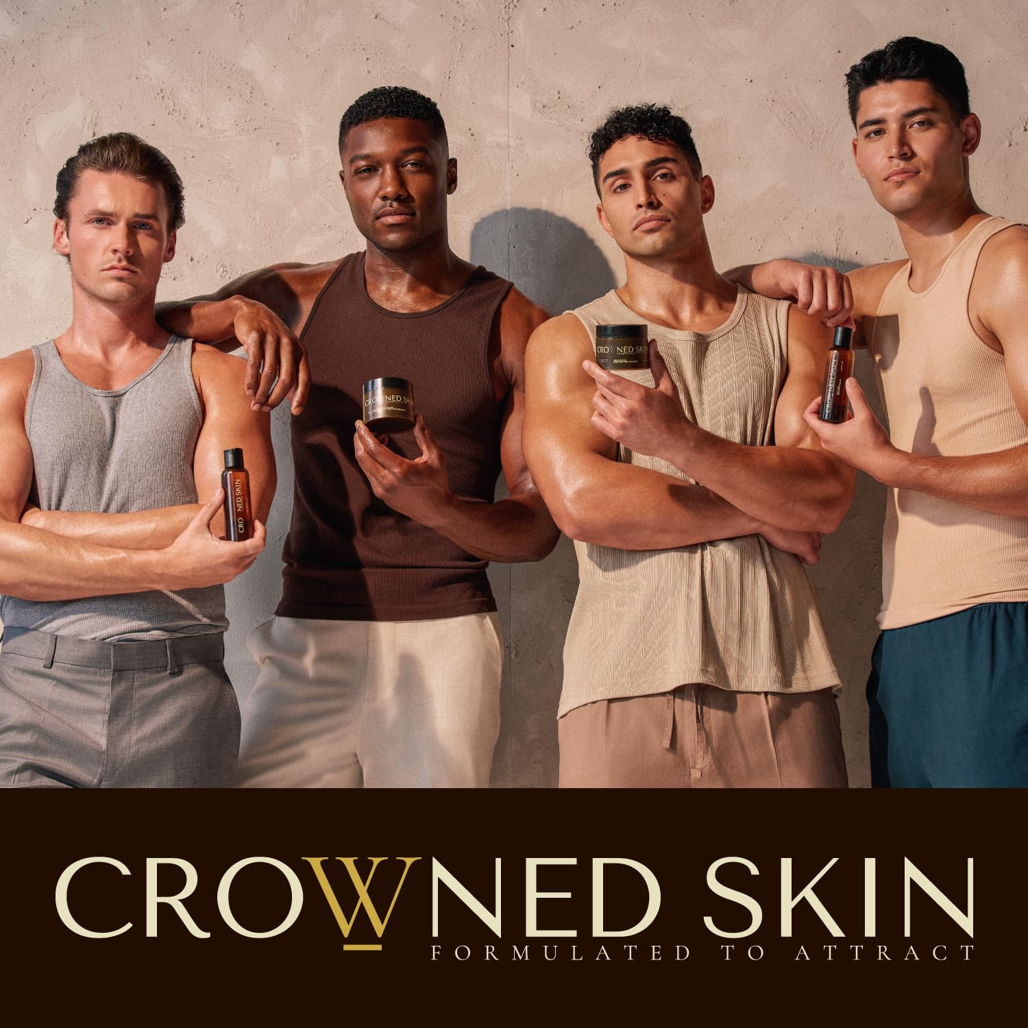 Crowned Skin King Cologned Body Butter for Men | Warm & Sensual | As Seen On Shark Tank | Scented with Sandalwood & Leather | Infused with Organic Shea & Mango Butters | All-Day Fragrance | 4.4oz