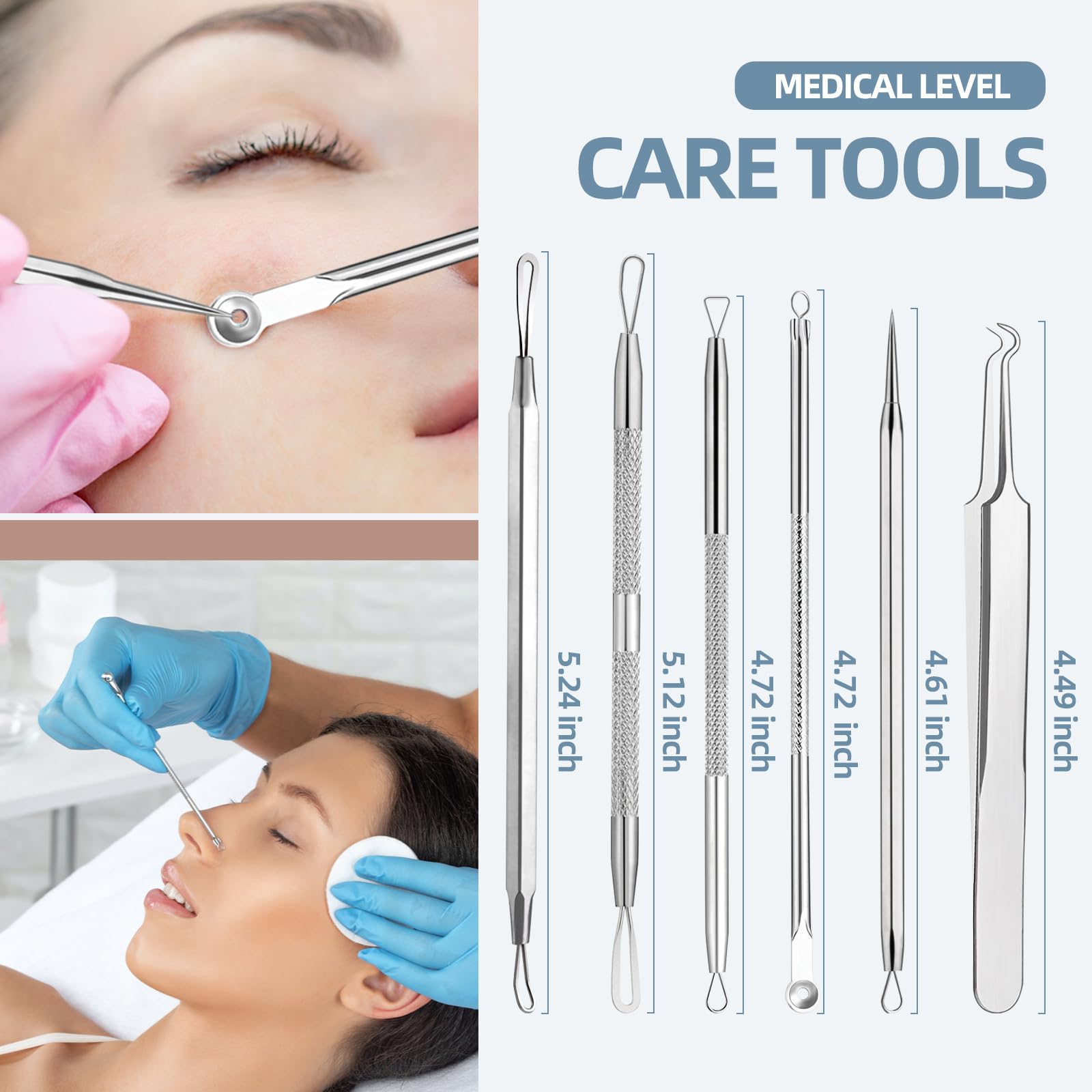 Blackhead Remover Comedone Extractor Acne Removal Kit..