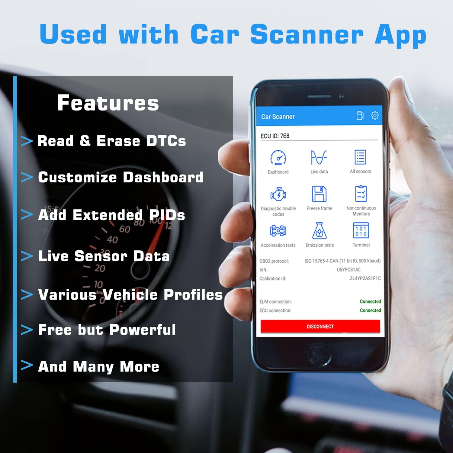 Buy now Veepeak Mini WiFi OBD II Scanner Adapter Car Check Engine Light Diagnostic Code Reader Scan Tool for iOS and Android Black at indiglob india