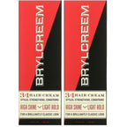 BRYLCREEM 3-in-1 Original High Shine Hair Cream, 3-in-1, 5.5 Fl Oz | High-shine hair cream with light hold for men. Alcohol-free formula conditions & styles without stickiness. Dime-sized amount