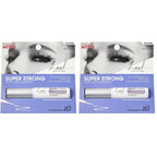 Kiss Lash Couture Super Strong Strip Lash Adhesive, Clear, 0.17 Oz (5 g), 24 Hour Mega Grip Eyelash Glue for Clusters, Extensions & Strip Lashes, with Brush Applicator, Biotin-Infused, Latex-Free