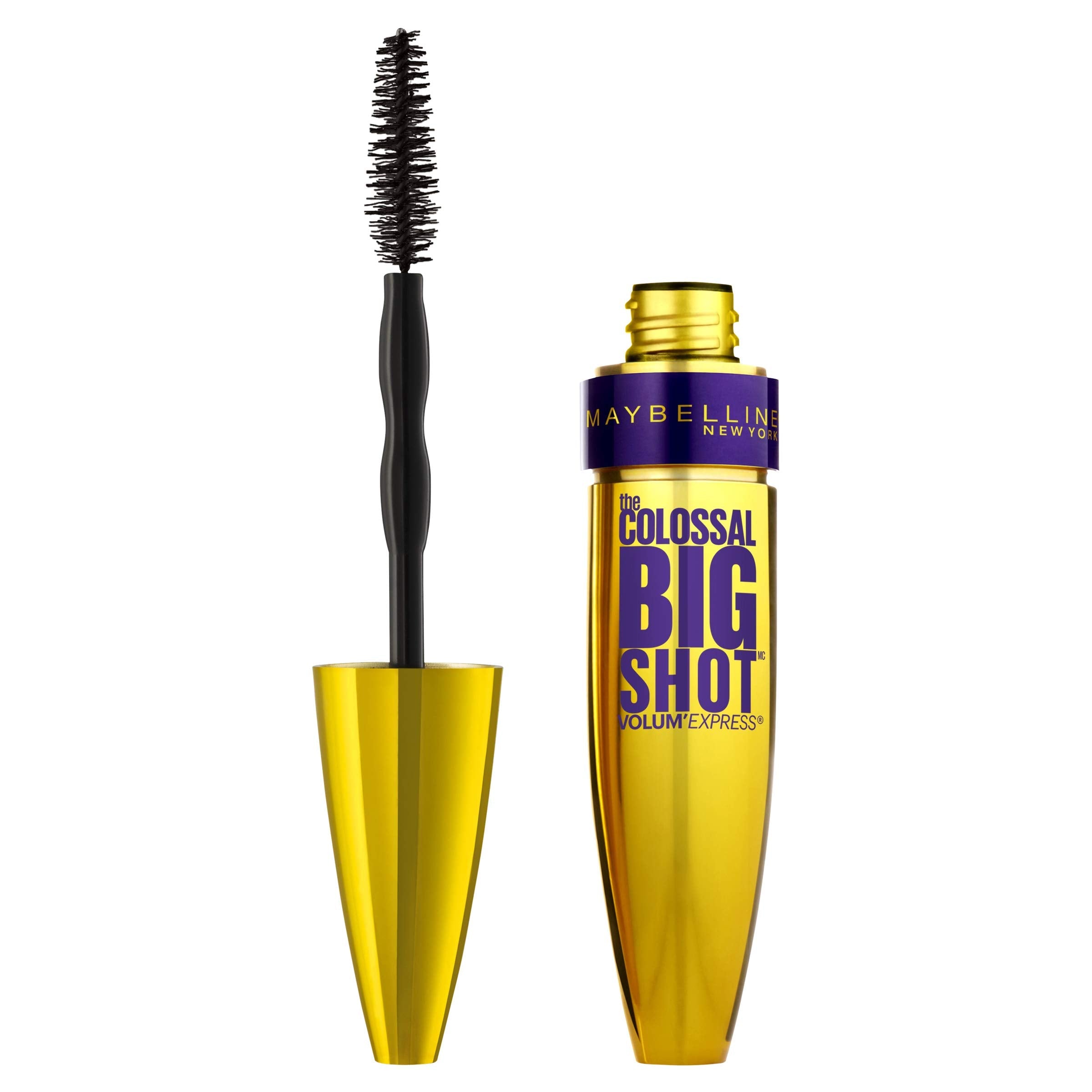 Buy now Maybelline New York Volum' Express The Colossal Big Shot Washable Mascara, Blackest Black, 0.33 fl. oz. at indiglob india