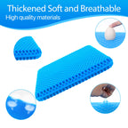 Gel Seat Cushion for Long Sitting, (Thick & Large) Cushion for Wheelchair
