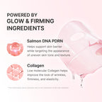 medicube Jelly Gel Mask with Salmon DNA PDRN Pink Collagen, 4EA | Overnight Face Mask for Glass Glow Skin - Elasticity, Hydrating, Firming and Moisturizing, Korean Skincare, 28g x 4ea