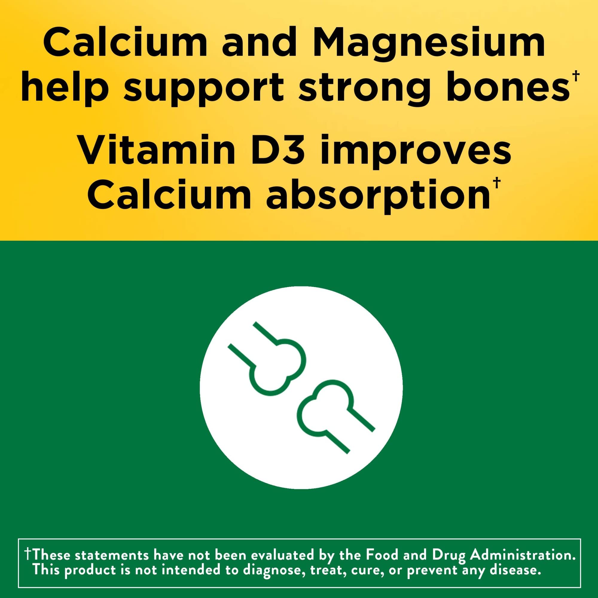 Nature Made Calcium Magnesium Zinc with Vitamin D3, 300 Tablets | Magnesium and Calcium Supplement for Bone Support, Vitamin D and Zinc Support a Healthy Immune System
