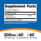 Nutricost Dihydroberberine Capsules (200mg, 60 Capsules) | More Bioavailable Metabolite of Berberine