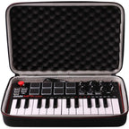 Buy now LTGEM Case Compatible with Akai Professional MPK Mini MK3 / MPK Mini Play MK3 25 Key USB MIDI Keyboard Controller, Black+Gray(Case Only) at indiglob india