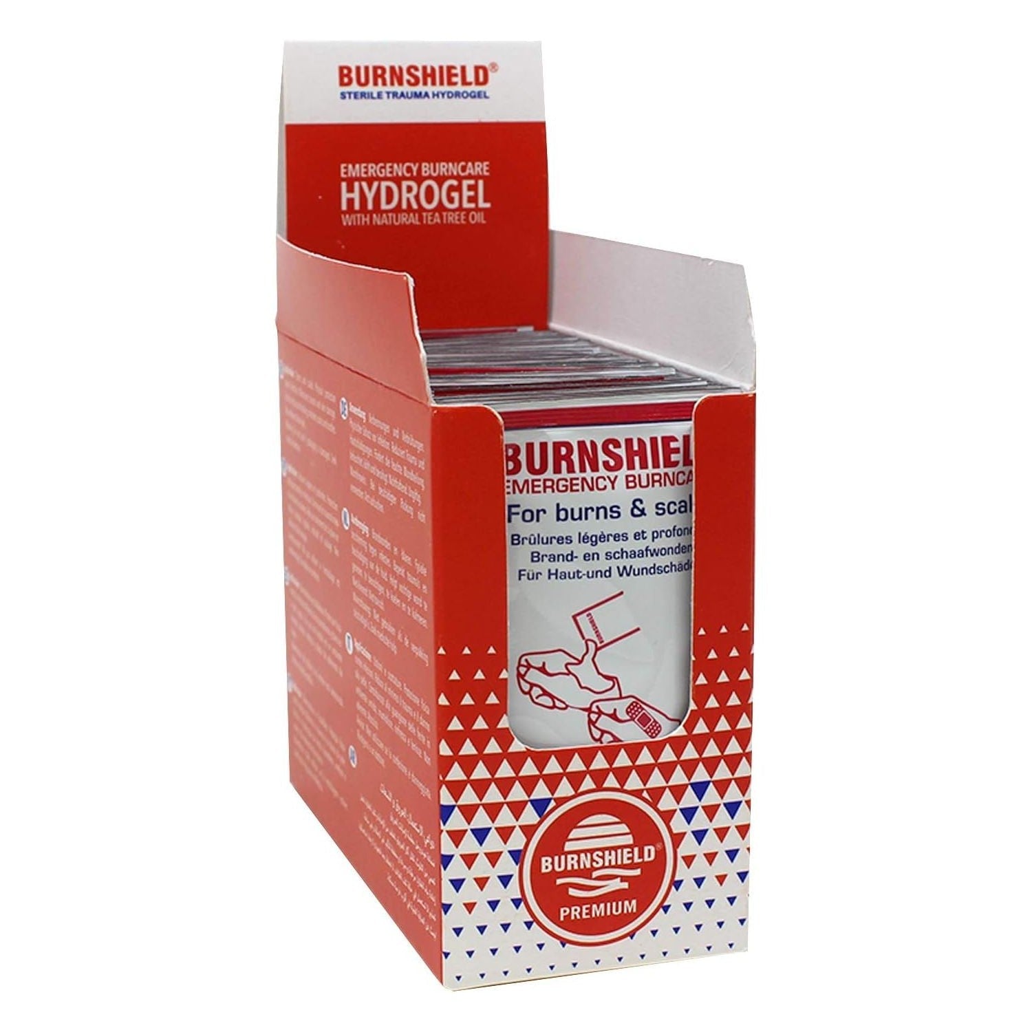 Buy now Burnshield First Aid Burn Relief Hydrogel Sachets, 25 Count at indiglob india