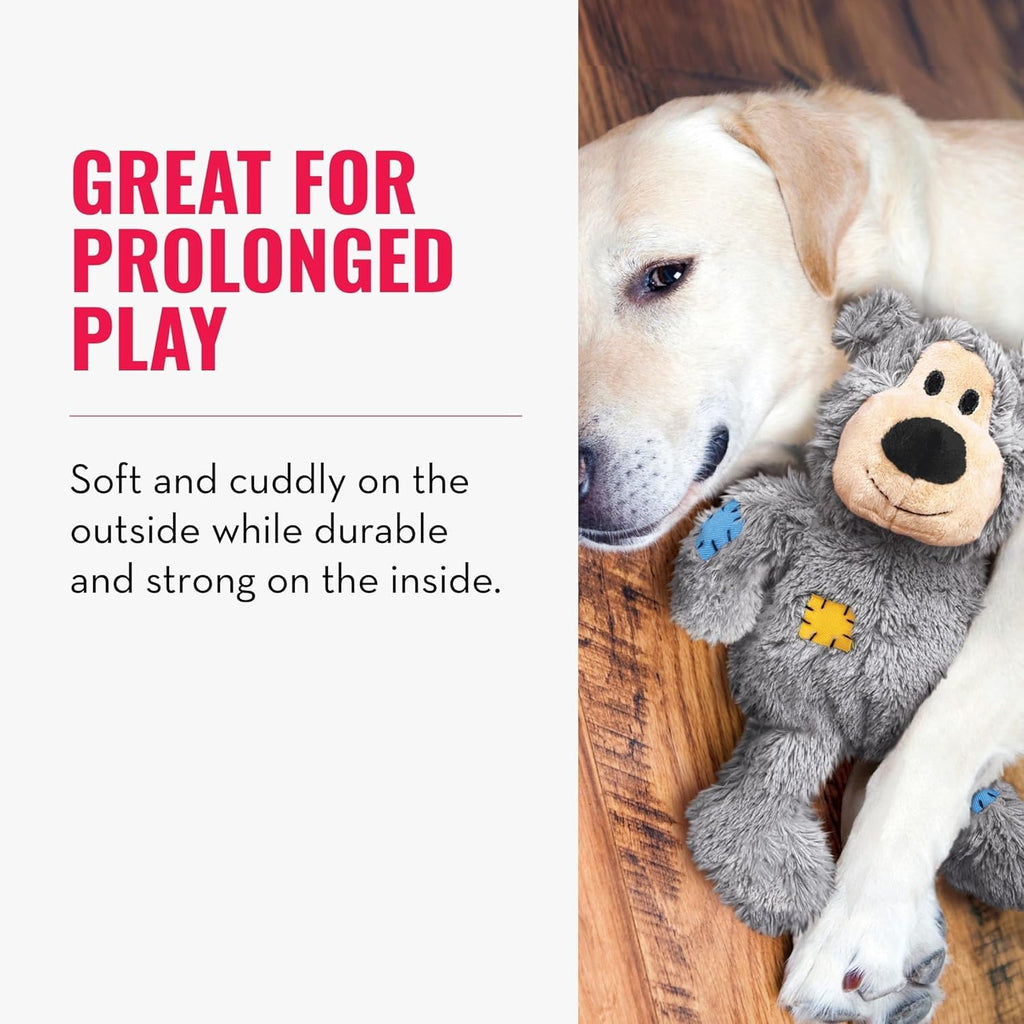 KONG Wild Knots Bear, Knotted Rope Plush Toy, for X-Small Dogs