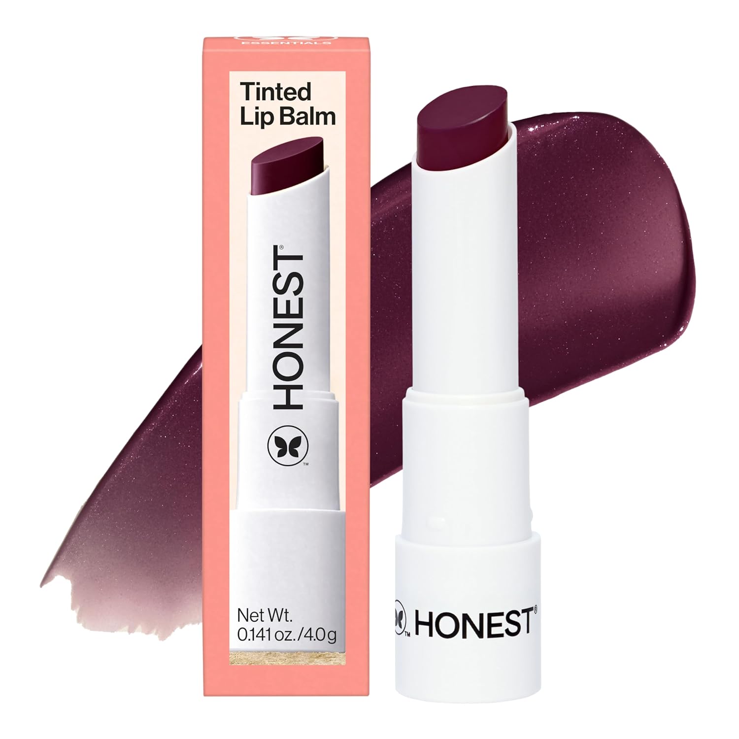 Buy now Honest Beauty Moisturizing Vegan Tinted Lip Balm | Antioxidant-rich Acai Extracts + Avocado Oil | Paraben Free + Cruelty Free | Summer Melon Plum Drop at indiglob india