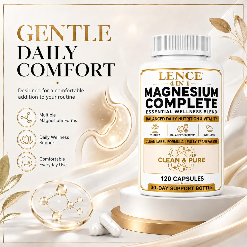 4-in-1 Magnesium Complete, 4-in-1 Formula Magnesium, 120 caps