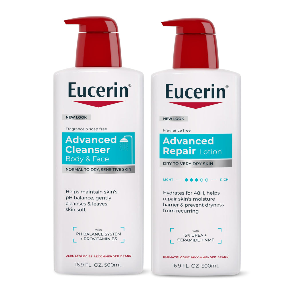 Eucerin Advanced Repair Lotion, Urea Enriched, 16.9 FL OZ