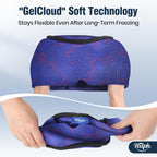 Buy now Hilph Cold Cap for Chemotherapy Patients, Stress Relief Hat, Ice Caps for Chemo with Top Coverage, Cold Hats for Head Discomfort, Adjustable Migraine Headache Relief Ice Pack for Women and Men, Blue at indiglob india
