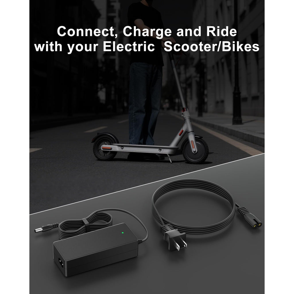 VHBW 42V 2A Electric Scooter Charger for 36V Lithium Battery