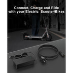 VHBW 42V 2A Electric Scooter Charger for 36V Lithium Battery
