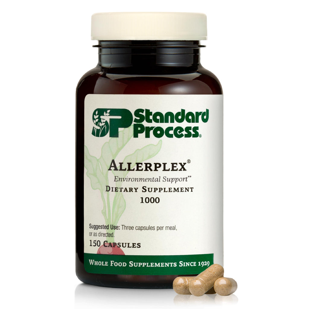 Standard Process Allerplex, Lung Health Support Supplement, 150 Capsules