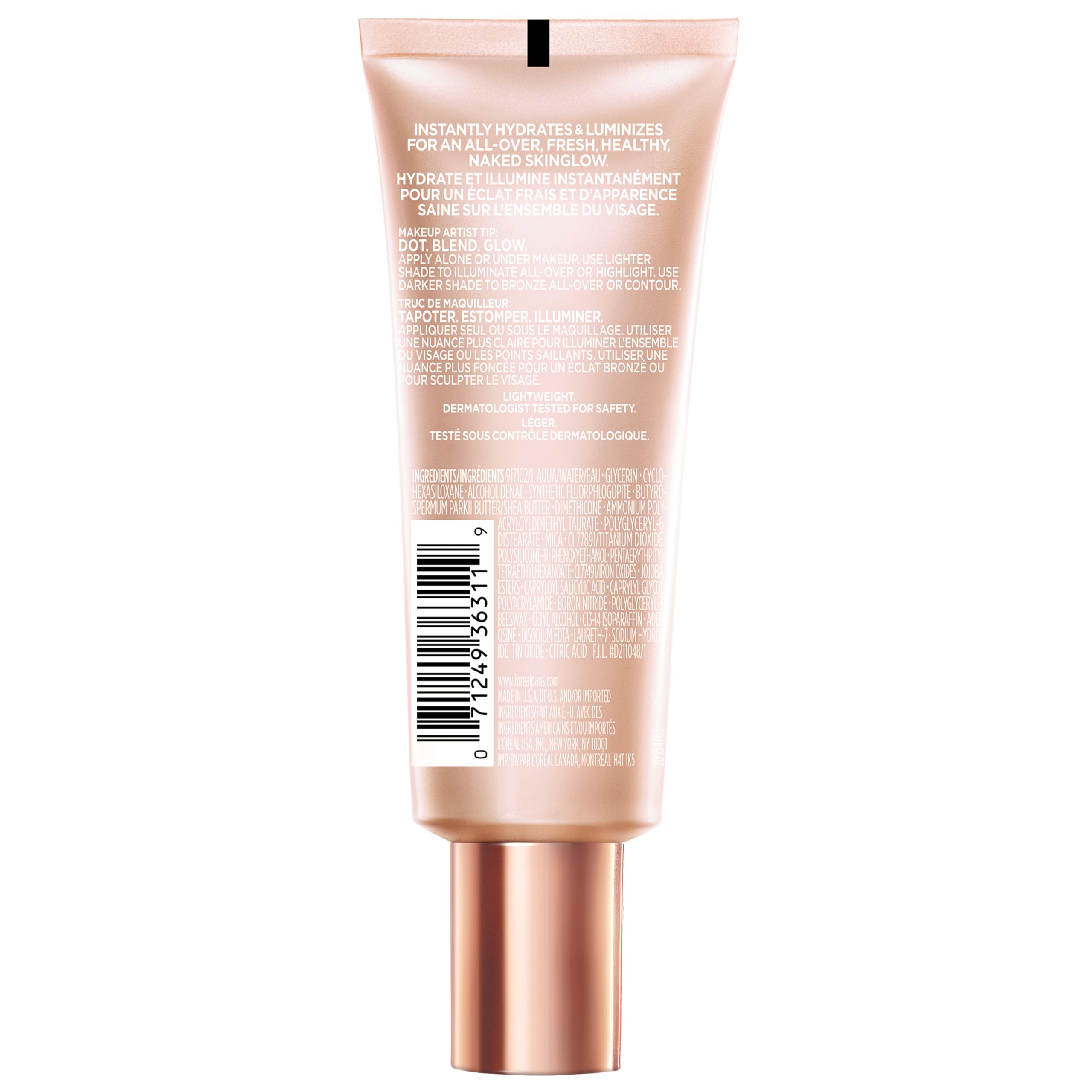 Buy now L'Oreal Paris Makeup True Match Lumi Glotion, Natural Glow Enhancer, Illuminator Highlighter, Bronzing Drops For a Sun-Kissed Glow, 902 Light at indiglob india