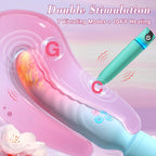 G Spot Vibrator Wand & Bullet Vibrator Set - Vibrators Sex Toys for Women, Clitoral Dildo with 7 Vibrating Modes, Waterproof Heating Wand Massager, Adult Sex Toy for Female and Couples