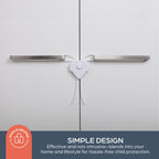 Dreambaby Flexi Lock - Cabinet & Drawer Handle Locks - Cabinet Safety Straps - with Multi-Touch Release System - White - 2 Count (Pack of 1) - Model L185
