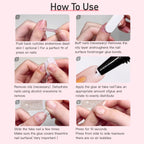 CurvLife Semi Solid Nail Glue, 15g Strong Nail Glue for Press On Nails | No UV Lamp Needed, Air-Dry Nail Glue Gel Has Gap-Filling Texture for Nail Tips and Press-Ons with Quick, Long-Lasting Hold