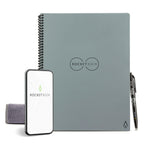 Buy now Rocketbook Core Reusable Spiral Notebook, Letter Size 8.5x11, Black - Dotted Pages, App-Connected, Erasable, Durable Cover, Ideal for School, Work, and Creative Projects at indiglob india