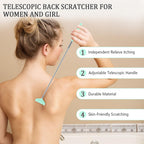 NICEMOVIC 6 Pack Back Scratcher, Stocking Stuffers for Women Adults Girls