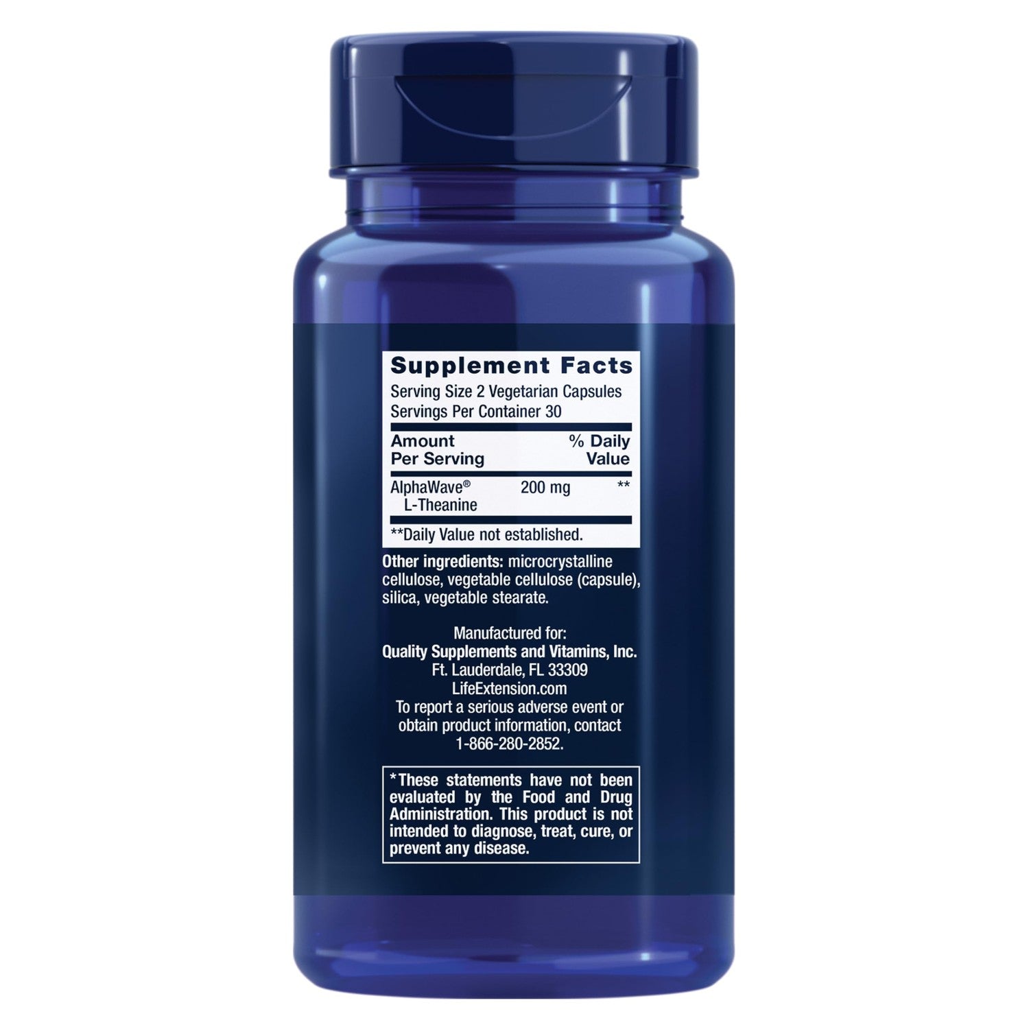 Life Extension L-Theanine, Amino Acid theanine, Calm, Relaxation, Mood, Gluten-Free, Non-GMO, Vegetarian, 200 mg, 60 Capsules | Amino Acid Theanine for Calm, Relaxation & Mood, Gluten-Free, Non-GMO & Vegetarian, 100 mg, 60 Capsules