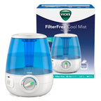 Buy now Vicks Filter-Free Ultrasonic Humidifier, Recommended by Pediatricians*, 1.2 Gal Ultrasonic Cool Mist Humidifiers for Bedrooms & Kids Rooms, Works with Vicks VapoPads at indiglob india