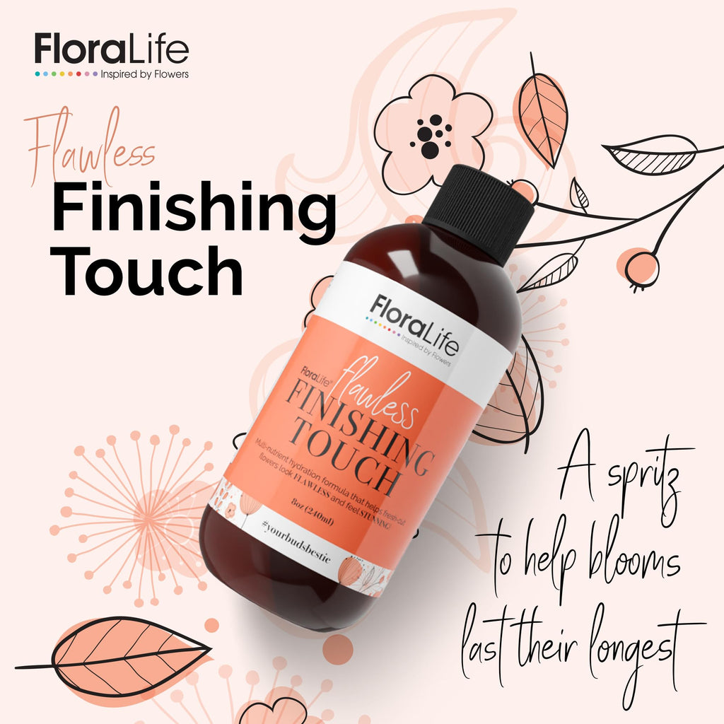 FloraLife Finishing Touch - Hydrating Multi-Nutrient Formula Spray - 8oz