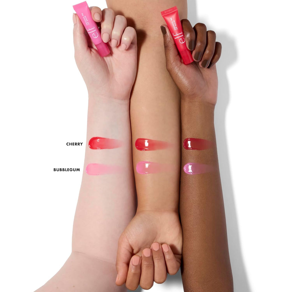 Buy now e.l.f. Squeeze Me More Lip Balm Duo, Moisturizing Balm For A Sheer Tint Of Color, Made With Hyaluronic Acid, Vegan & Cruelty-Free, Cherry & Bubblegum (Pack of 2) at indiglob india