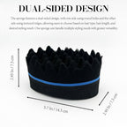 1 Piece Hair Twist Curl Sponge Brush: Dual-Sided Afro Coil & Dread Styling Tool for Men and Women, Suitable for Long or Short Hair