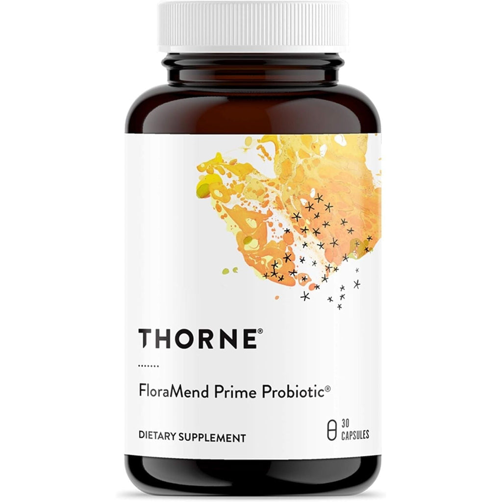 Buy now THORNE - FloraMend Prime Probiotic - Shelf Stable and Stomach Acid-Resistant* Probiotic Blend - 30 Capsules at indiglob india