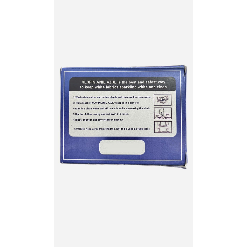 Añil azul Blue squares (5 Añil) Pack of 5 cubitos de añil azul blue cubes 5 pieces per order añil Advanced Laundry Formula